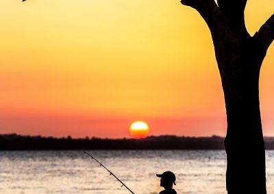 Sunset Fishing by Ellen Foulds