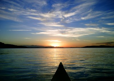 Sunset Kayak by Adam Behrend