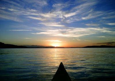 Sunset Kayak by Adam Behrend